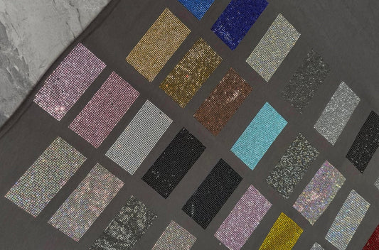 🎨 Rhinestone Color Chart – Choose Your Sparkle with Precision
