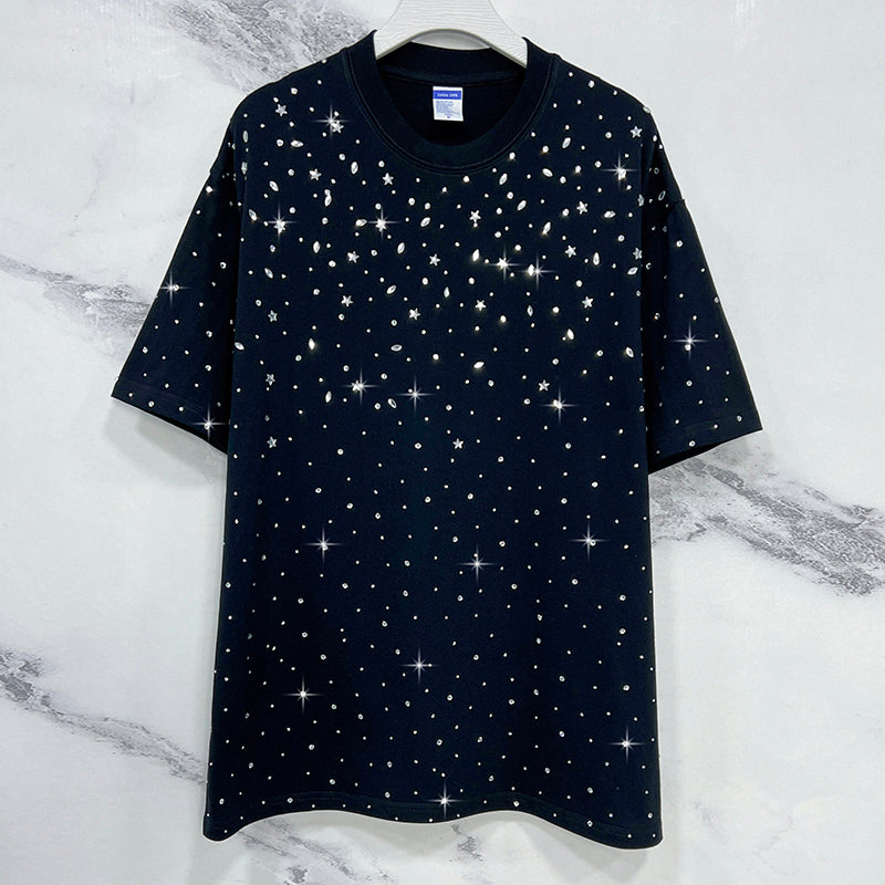 Rhinestone T-Shirt - Wholesale from the Original Factory|Luopeita
