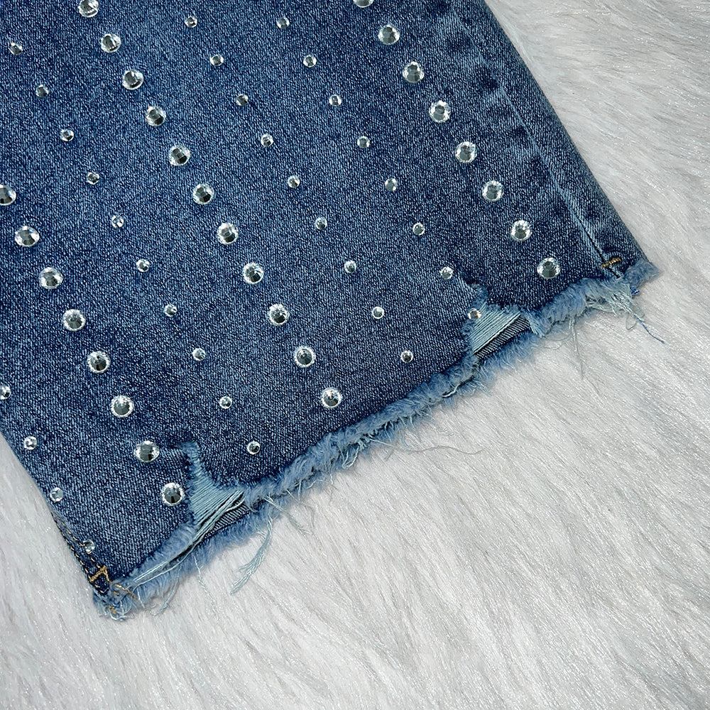 Rhinestone Shorts - Wholesale from the Original Factory | Luopeita