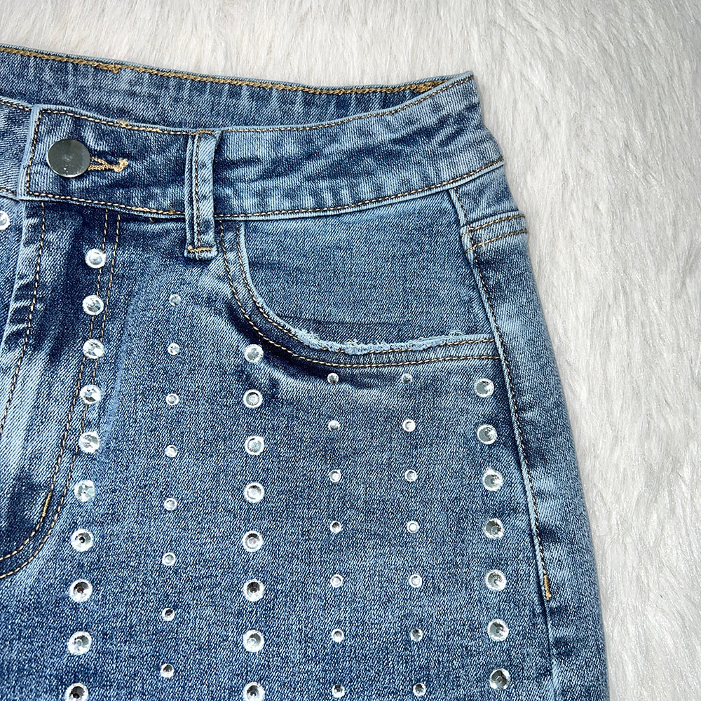 Rhinestone Shorts - Wholesale from the Original Factory | Luopeita
