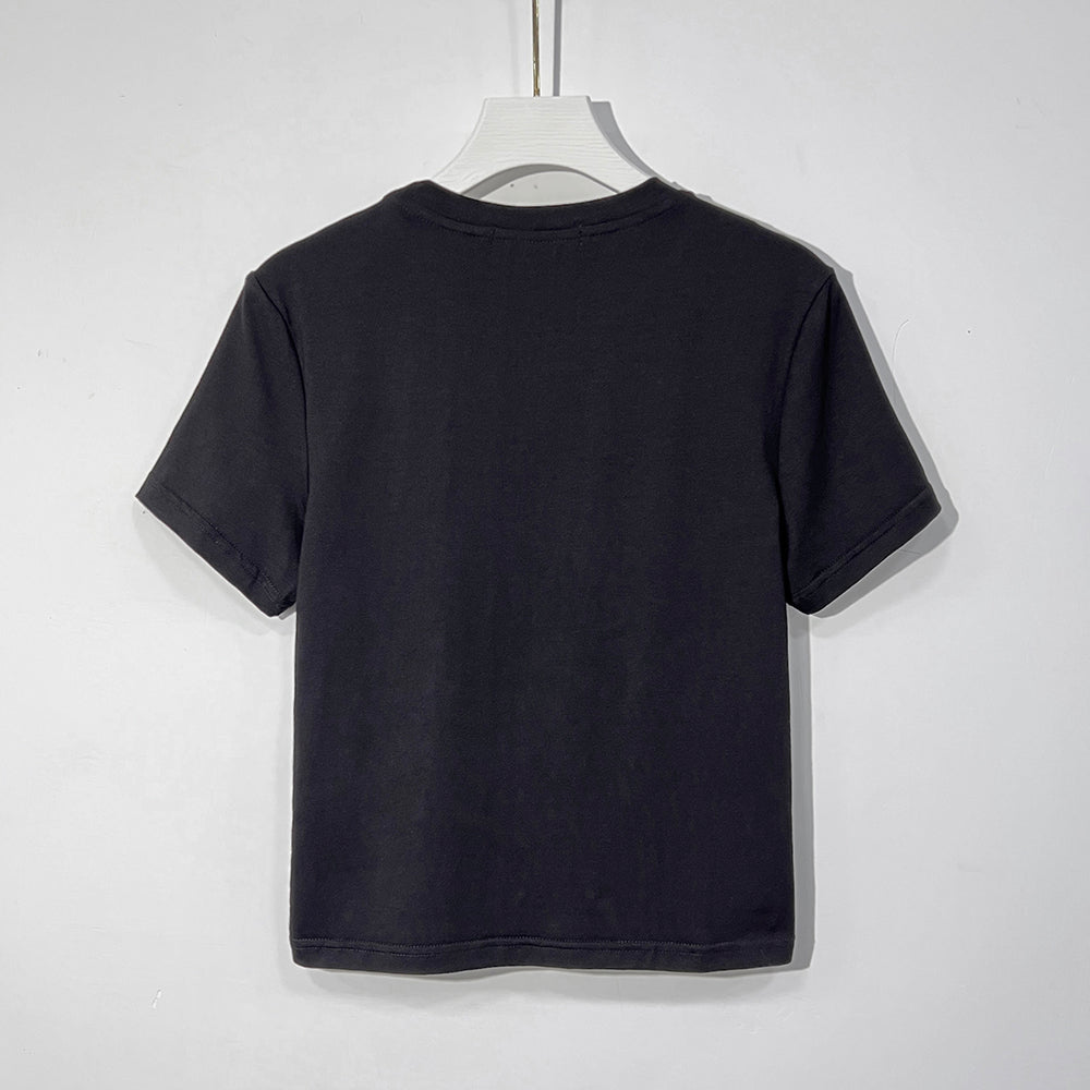 Rhinestone T-shirt - Wholesale from the Original Factory | Luopeita