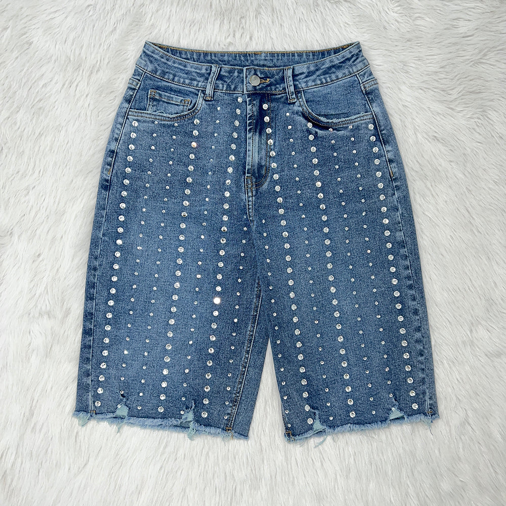 Rhinestone Shorts - Wholesale from the Original Factory | Luopeita