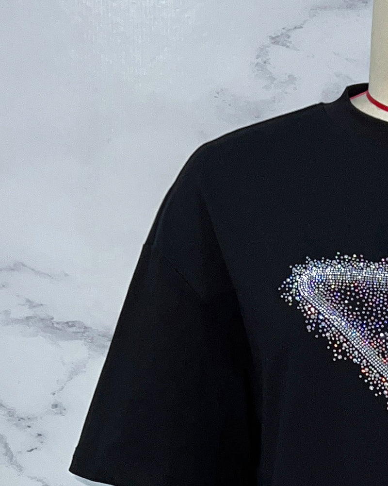 Rhinestone T-Shirt - Wholesale from the Original Factory|Luopeita