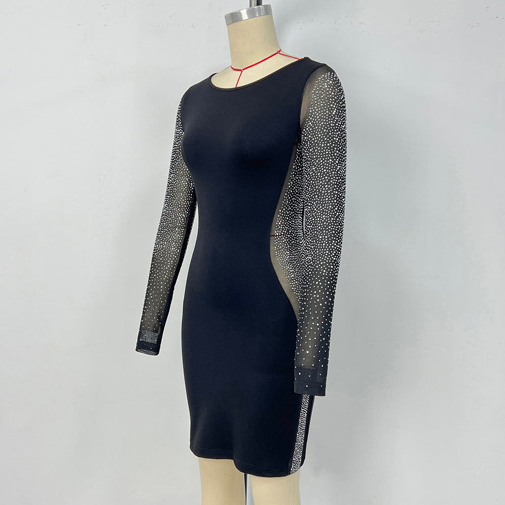 Rhinestone Dress - Wholesale from the original factory|Luopeita