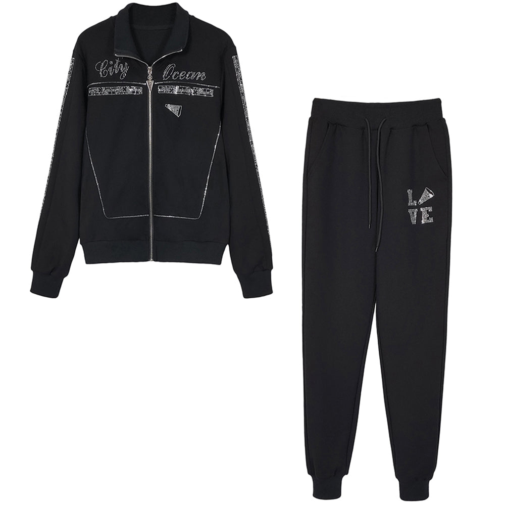 Rhinestone Tracksuit - Wholesale from the Original Factory | Luopeita