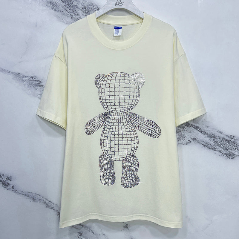 Rhinestone T-Shirt - Wholesale from the Original Factory|Luopeita