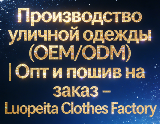 Производство уличной одежды (OEM/ODM) | Опт и пошив на заказ – Luopeita Clothes Factory