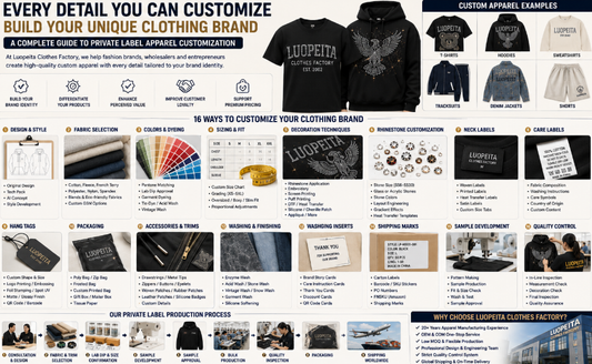 Custom Clothing Branding Guide | Private Label Apparel Customization Options