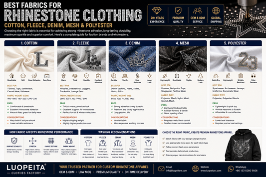 Best Fabrics for Rhinestone Clothing