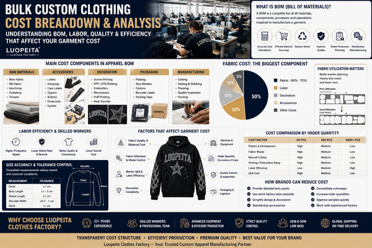 Bulk Custom Clothing Cost Breakdown