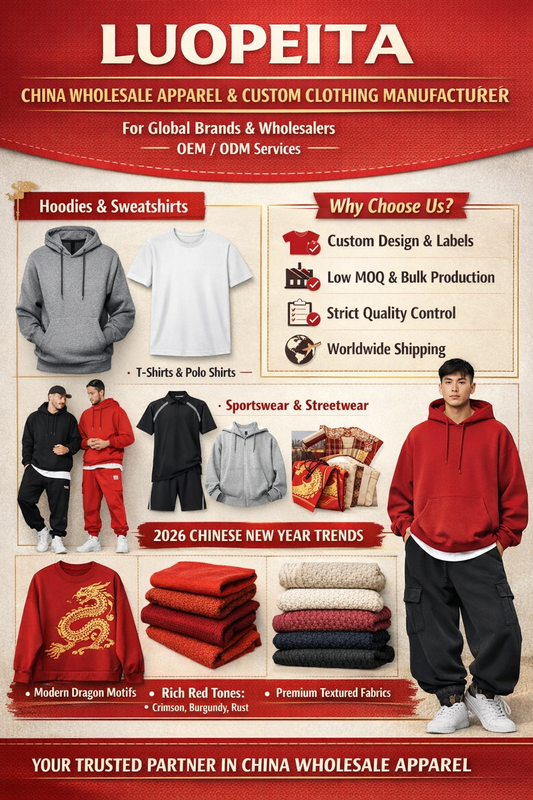 China Wholesale Apparel Supplier and Custom Manufacturer | Luopeita Clothes Factory