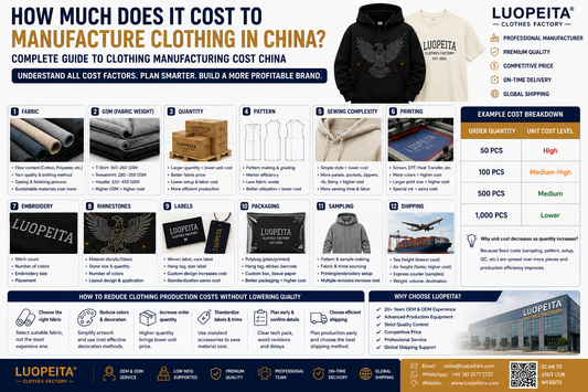 How Much Does It Cost to Manufacture Clothing in China