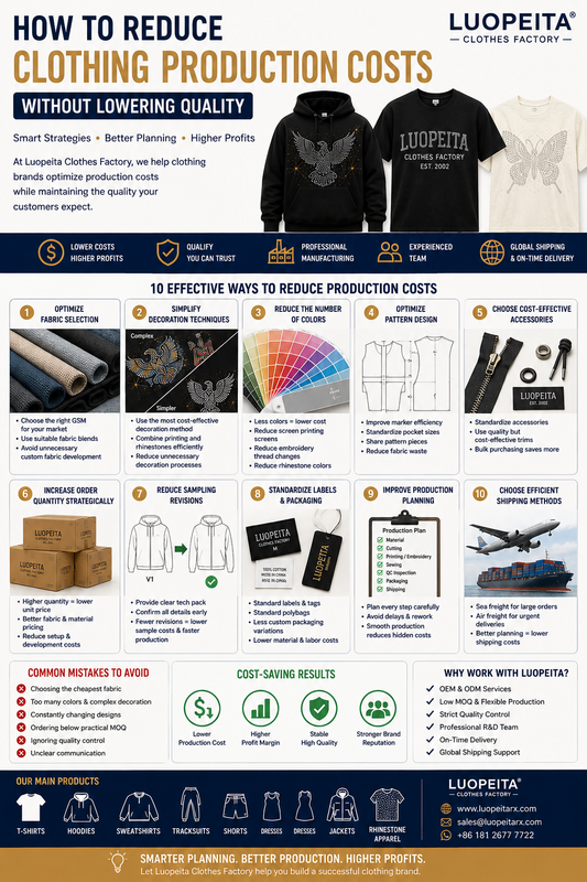 How to Reduce Clothing Production Costs Without Lowering Quality