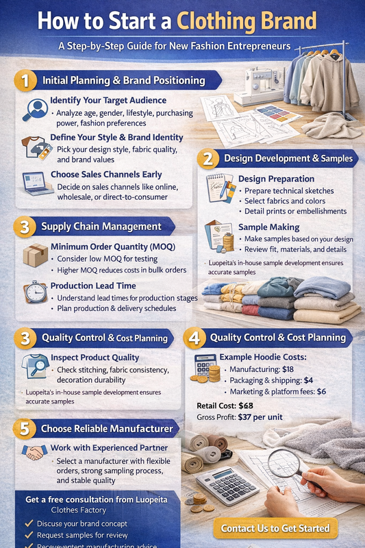 How to Start a Clothing Brand | Руководство по запуску бренда одежды