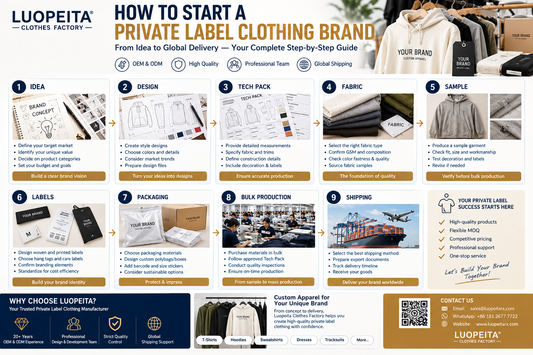 How to Start a Private Label Clothing Brand