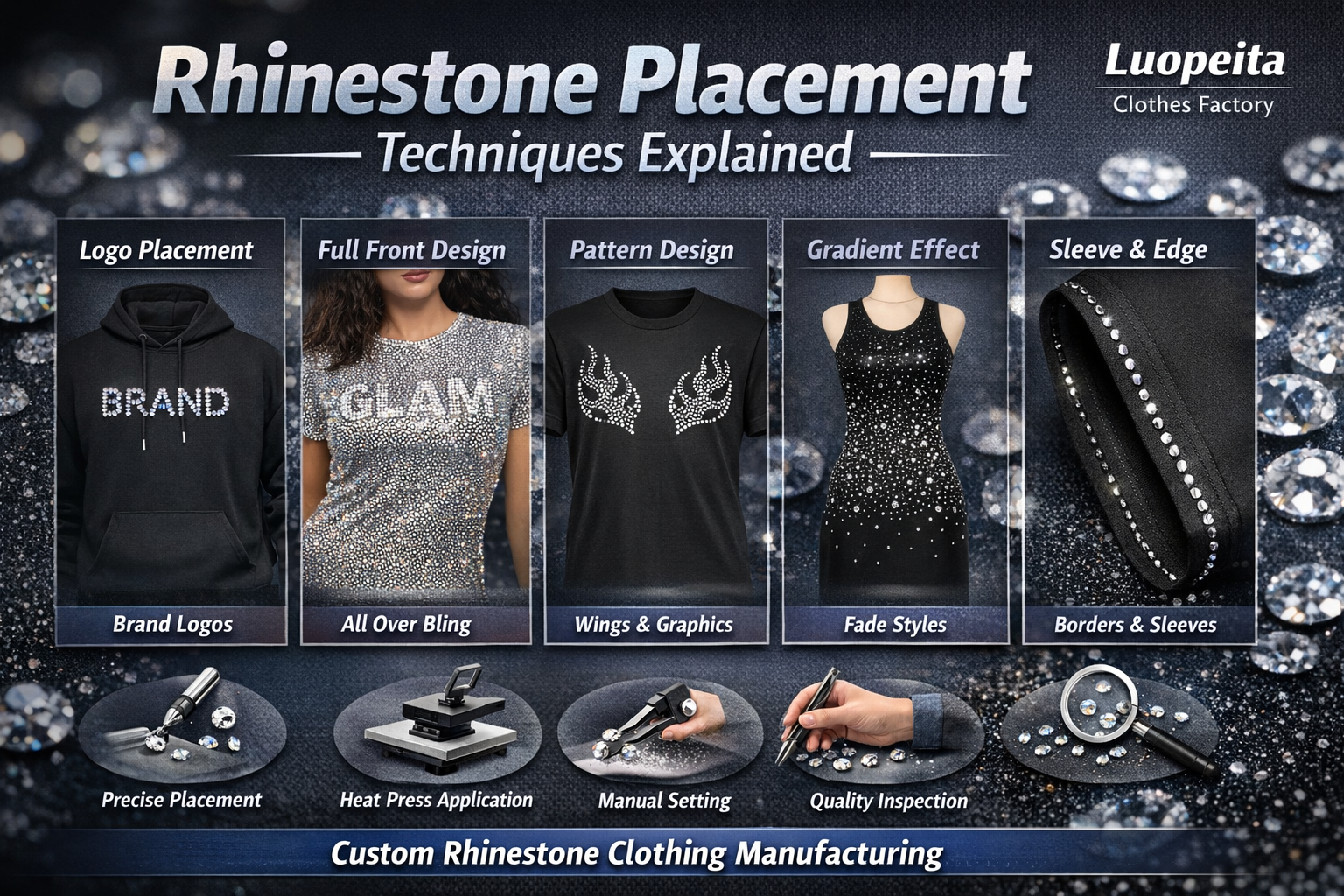 Rhinestone Placement Techniques Explained: Complete Guide for Clothing ...