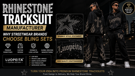 Rhinestone Tracksuit Manufacturer