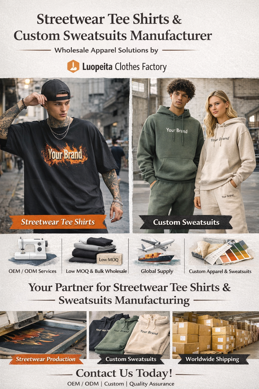 Streetwear Apparel Wholesale & Custom Production for Global Markets