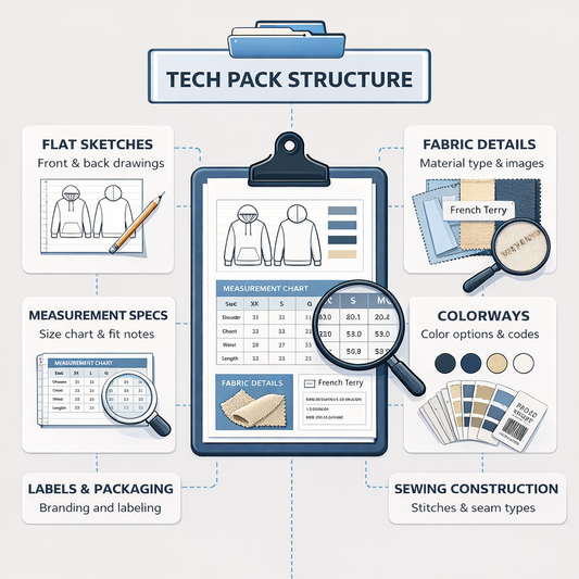 How to Create a Professional Tech Pack for Custom Clothing