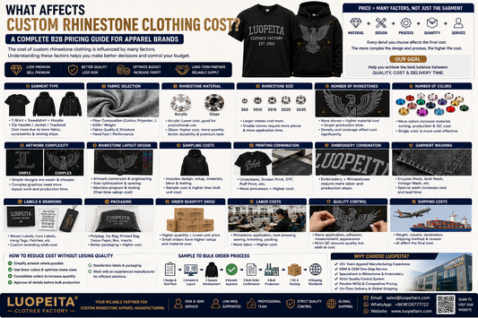 What Affects Custom Rhinestone Clothing Cost?