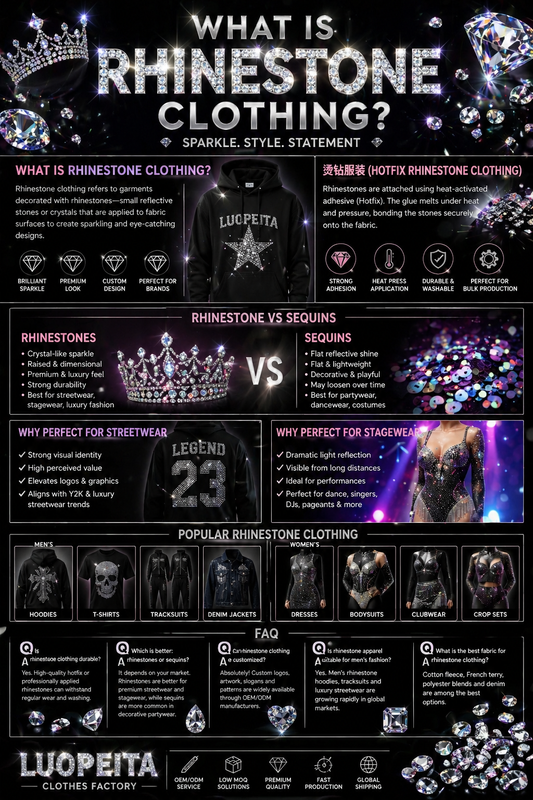 what is rhinestone clothing