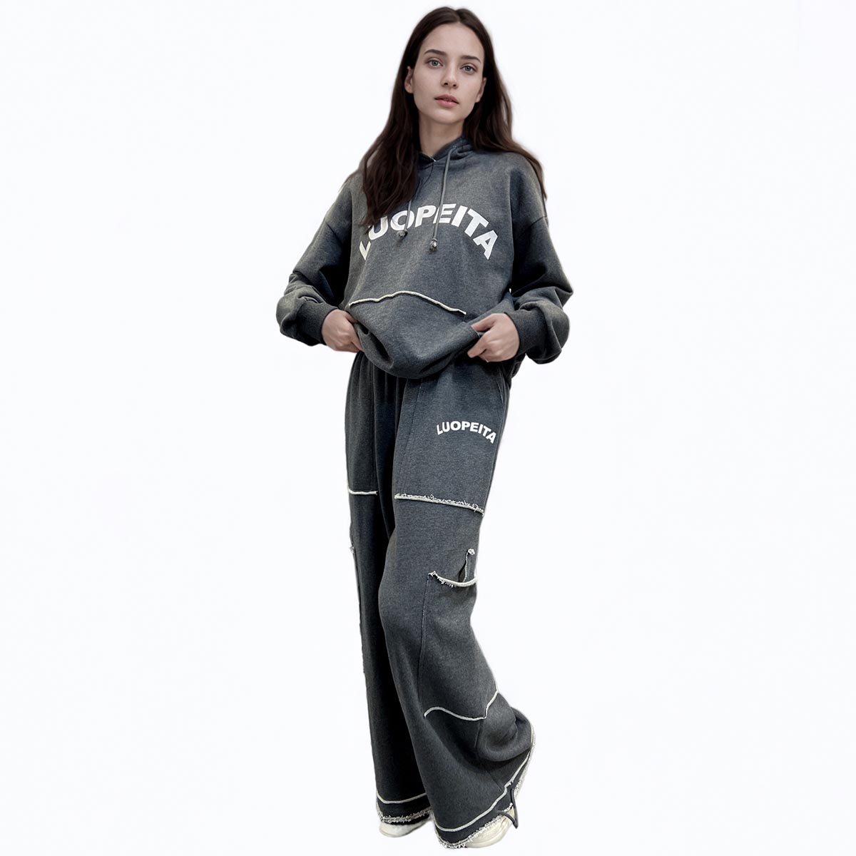 Rhinestone Hoodie- Wholesale from the original factory|Luopeita
