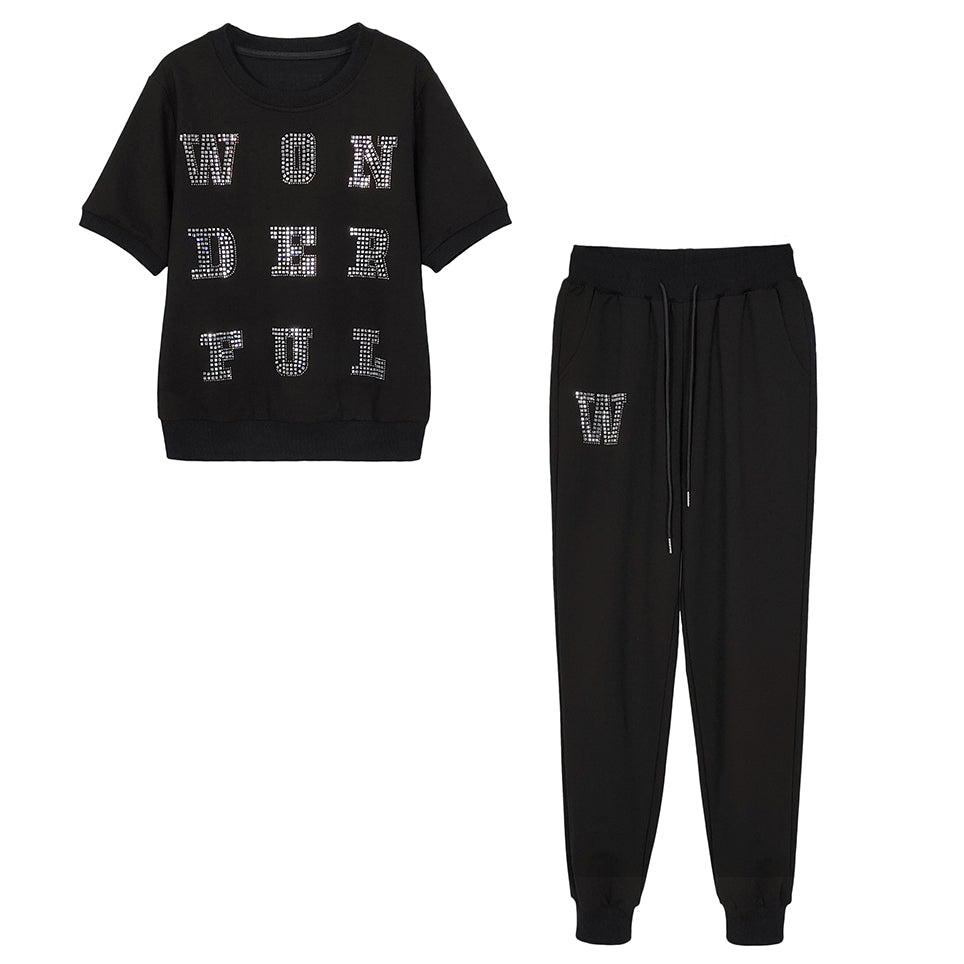 Rhinestone Tracksuit - Wholesale from the Original Factory | Luopeita
