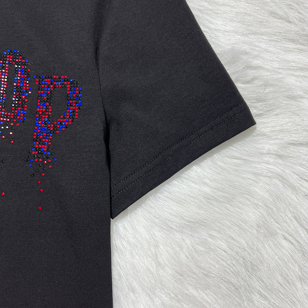 Rhinestone T-shirt - Wholesale from the Original Factory | Luopeita