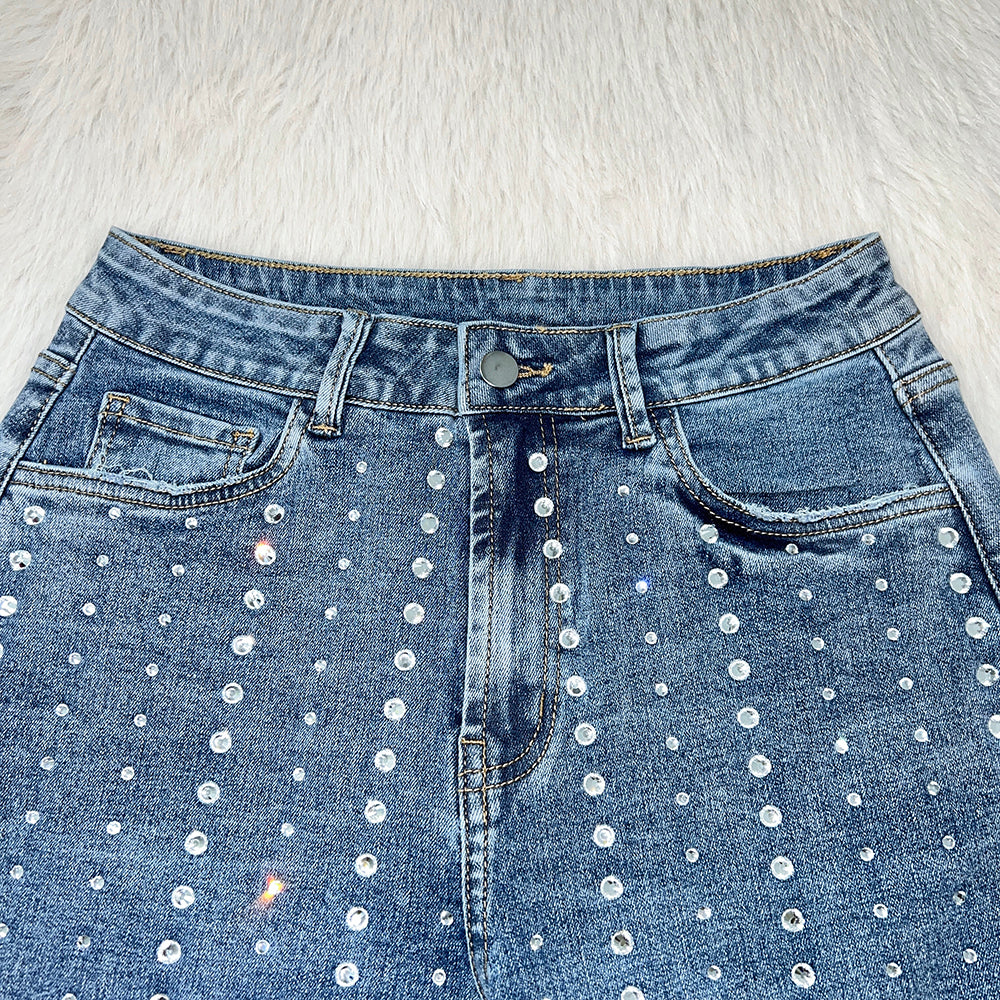 Rhinestone Shorts - Wholesale from the Original Factory | Luopeita