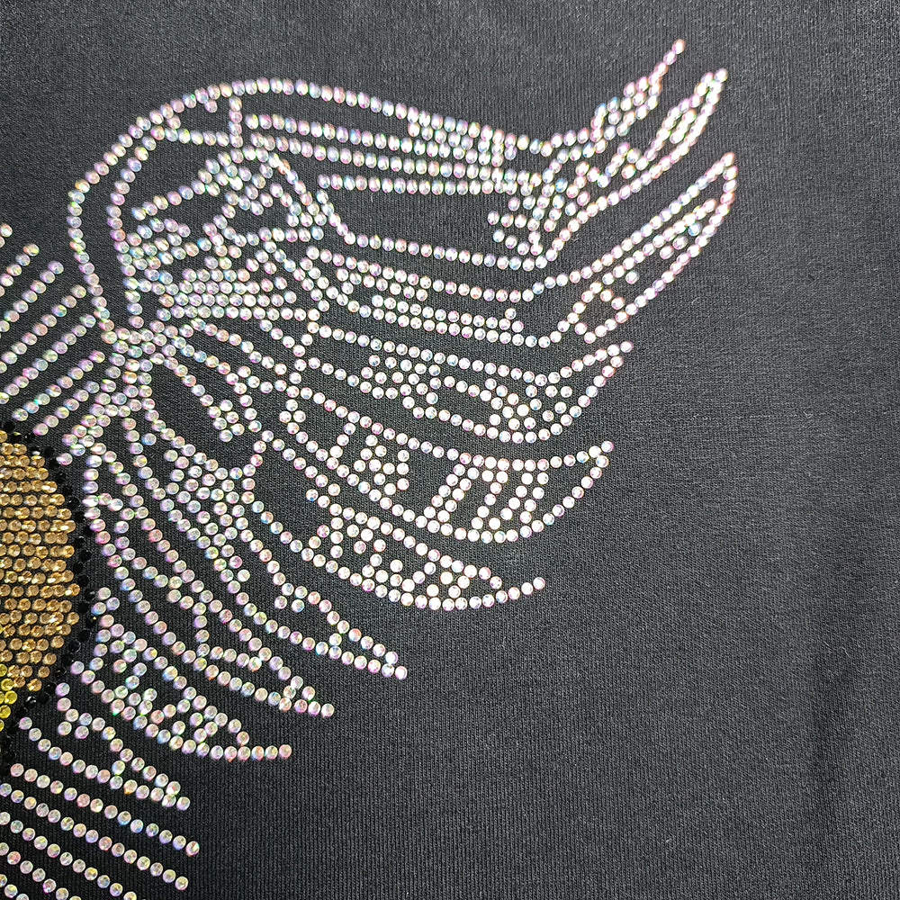 Rhinestone T-shirt - Wholesale from the Original Factory | Luopeita