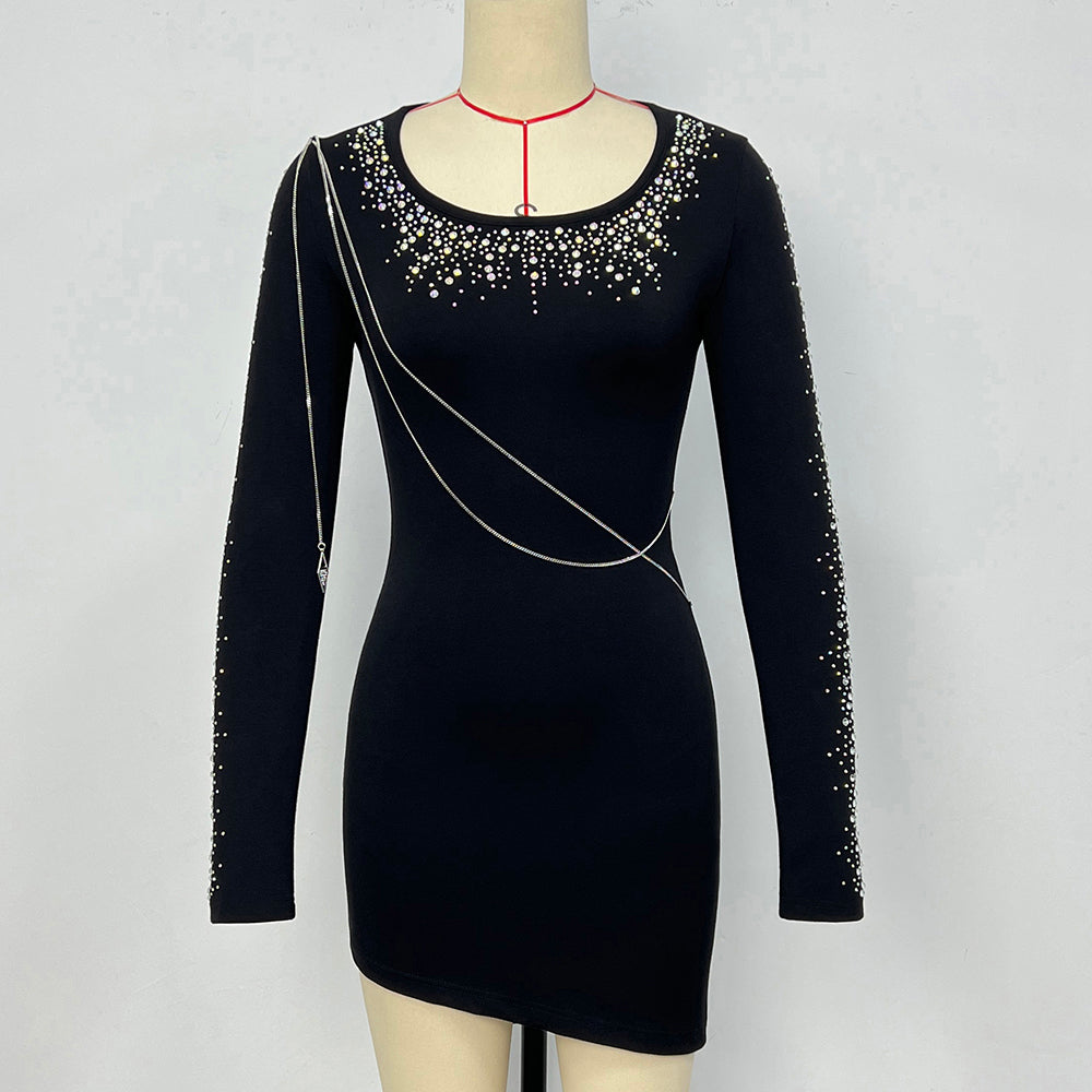Rhinestone Dress - Wholesale from the original factory|Luopeita