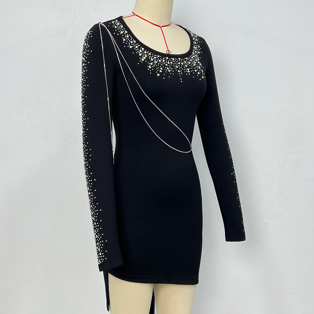 Rhinestone Dress - Wholesale from the original factory|Luopeita