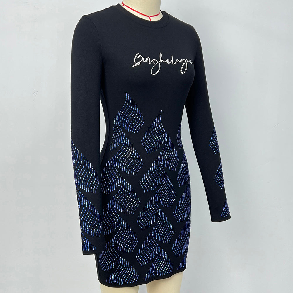 Rhinestone Dress - Wholesale from the original factory|Luopeita