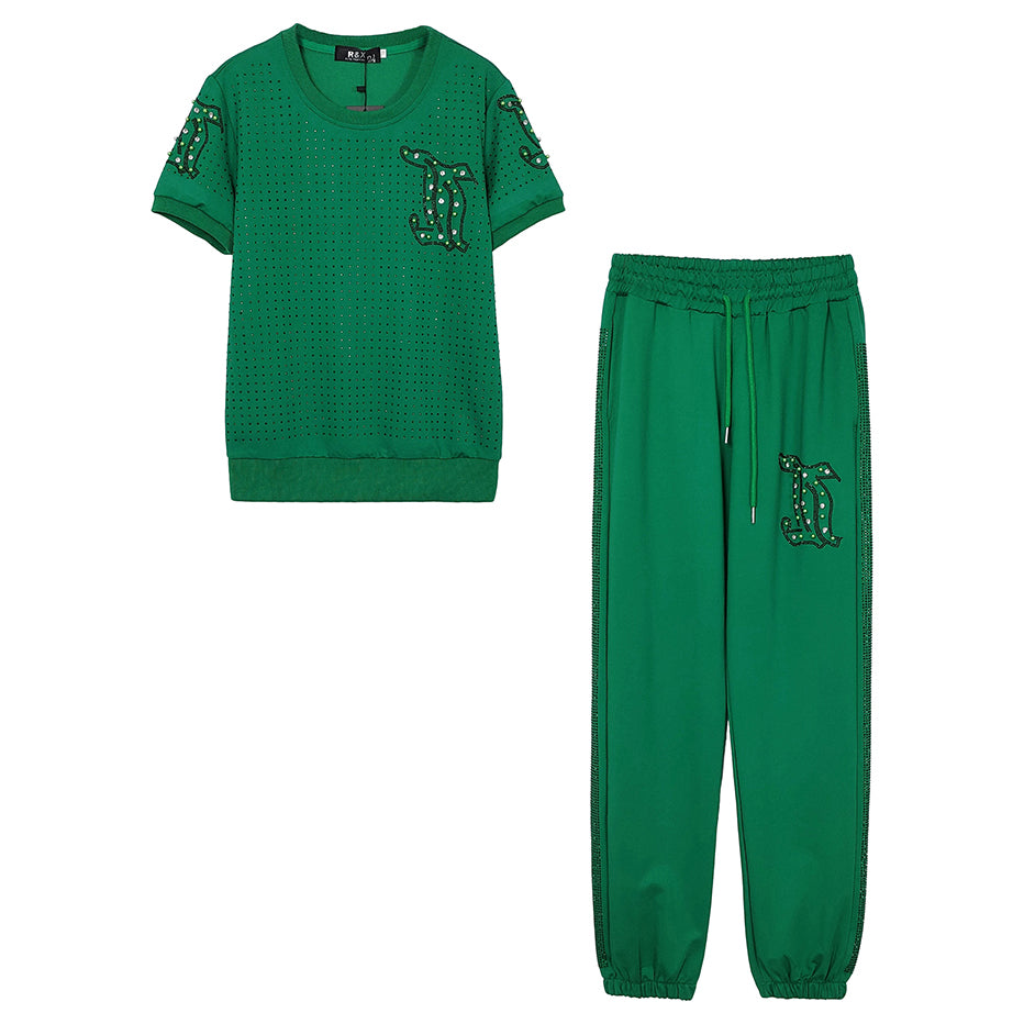 Rhinestone Tracksuit - Wholesale from the Original Factory | Luopeita