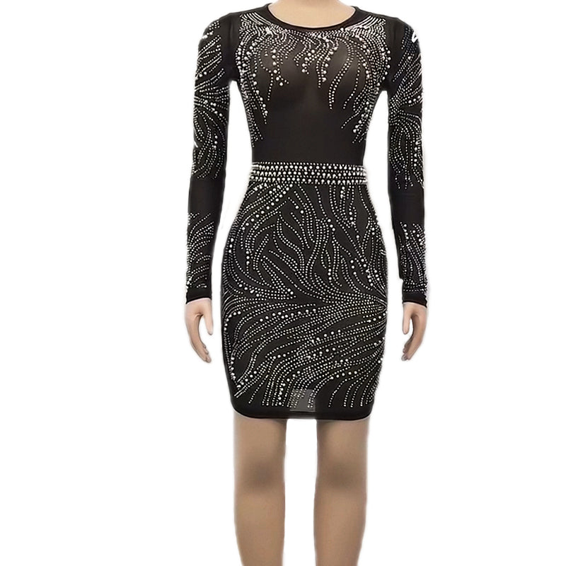 Rhinestone Dress - Wholesale from the original factory|Luopeita