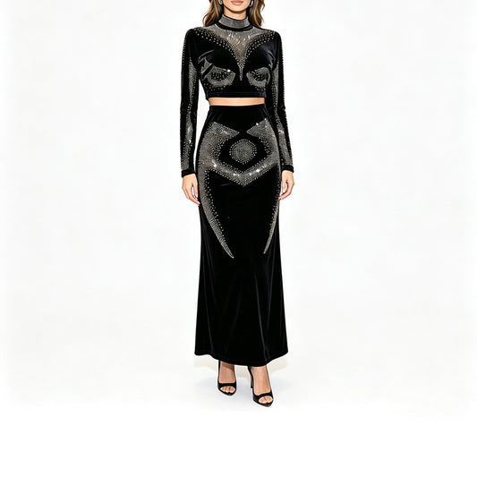 Rhinestone Dress - Wholesale from the original factory|Luopeita