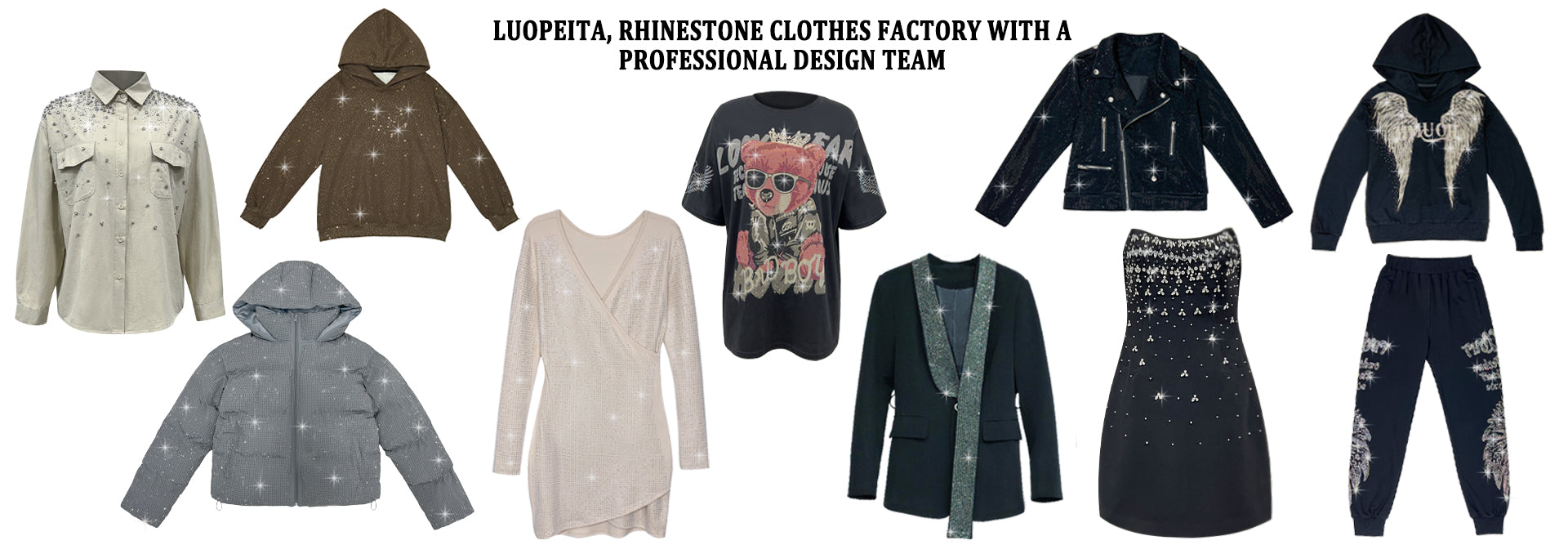 Rhinestone Clothes Factory Style